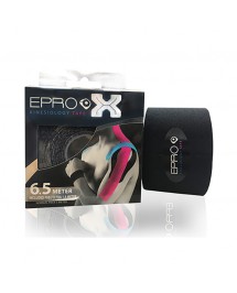 EPRO X Kinesiology Tape Premium For Extreme Sport - Black 6.5m (Included Free Extra 1.5m) EPRO X Kinesiology Tape Premium For Extreme Sport - Black 6.5m (Included Free Extra 1.5m)