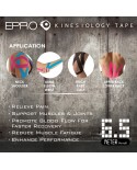 EPRO Kinesiology Tape - Neon Green 6.5m (Included Free Extra 1.5m)