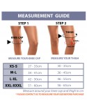 Coreblue Far Infrared Ray (FIR) Knee Support Tourmaline Knee Guard - Beige 1 Piece