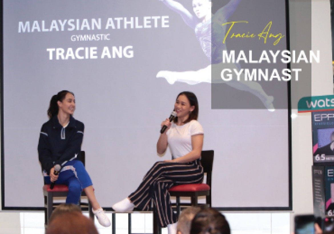 TRACIE ANG, Malaysian artistic gymnast. 