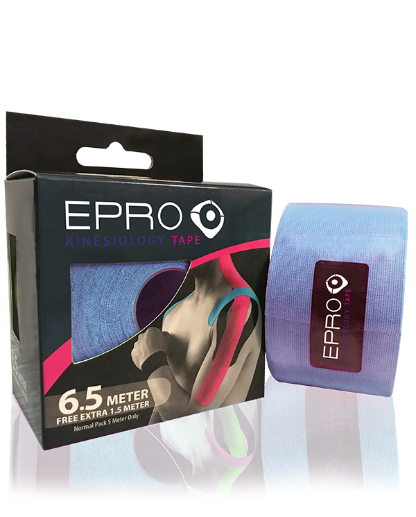EPRO Kinesiology Tape - Aqua Blue 6.5m (Included Free Extra 1.5m)