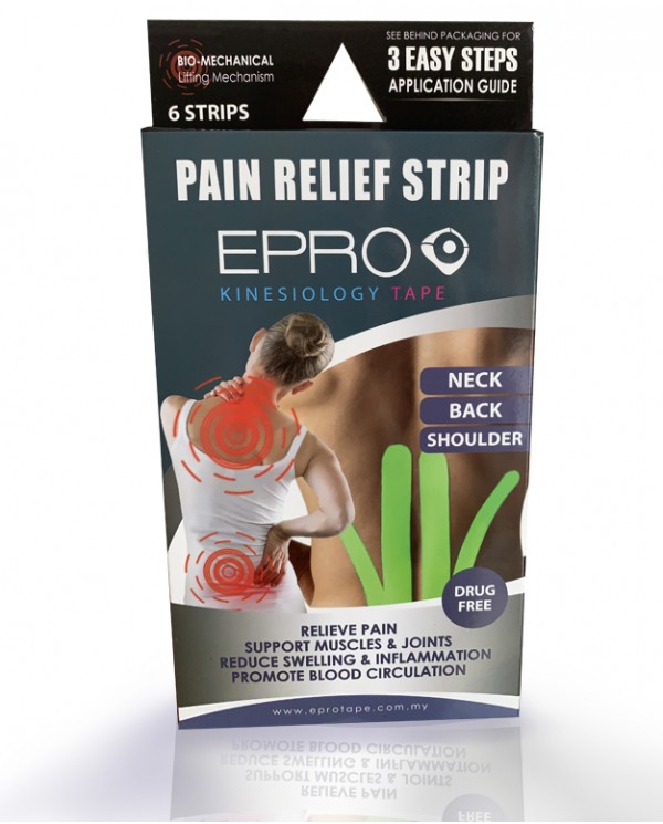 EPRO Pain Relief Strip - Black & Neon Green